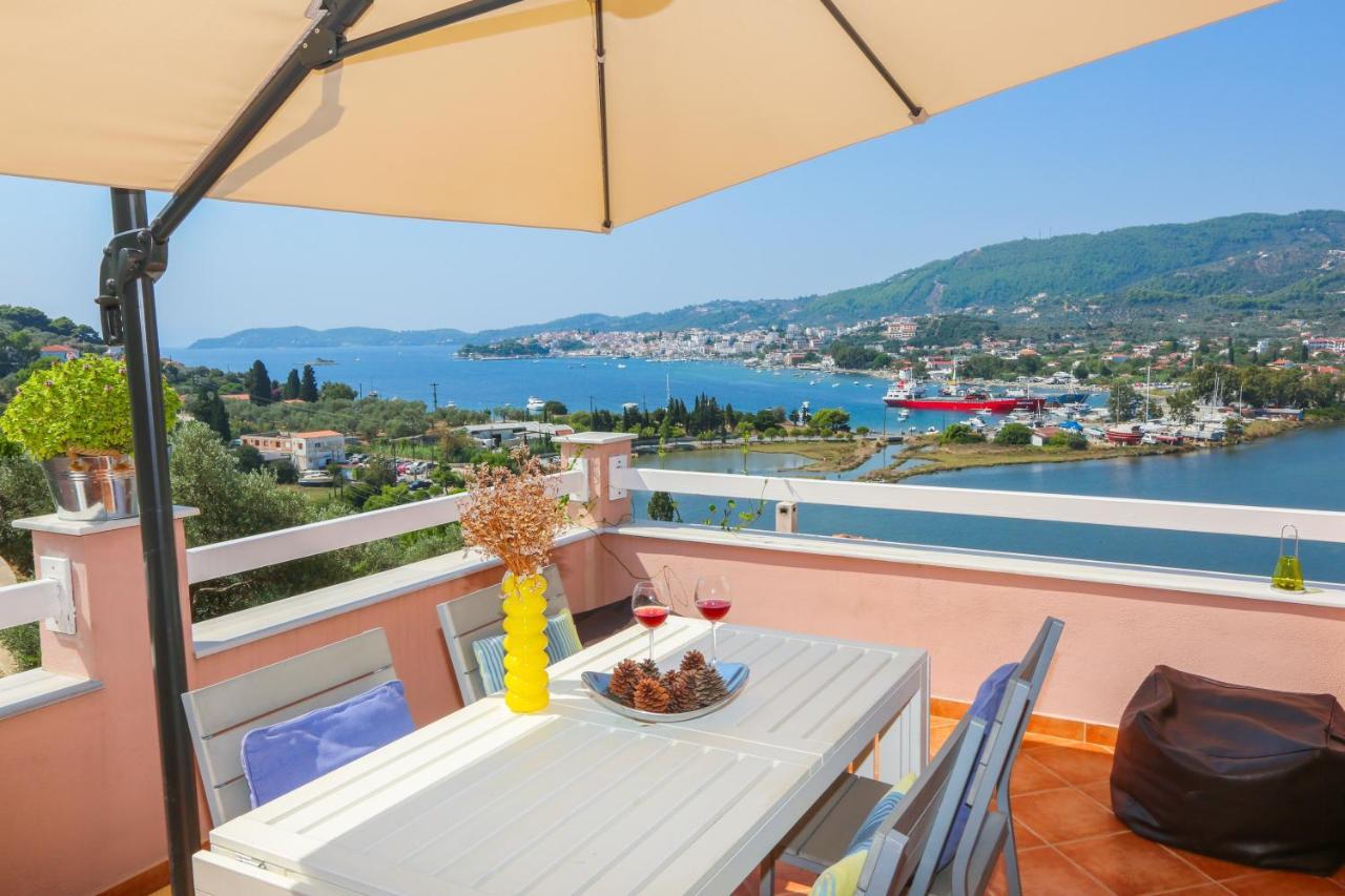 Skiathos Seaview Villa With Pool Punta Dış mekan fotoğraf
