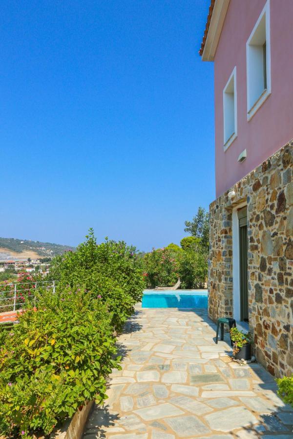 Skiathos Seaview Villa With Pool Punta Dış mekan fotoğraf