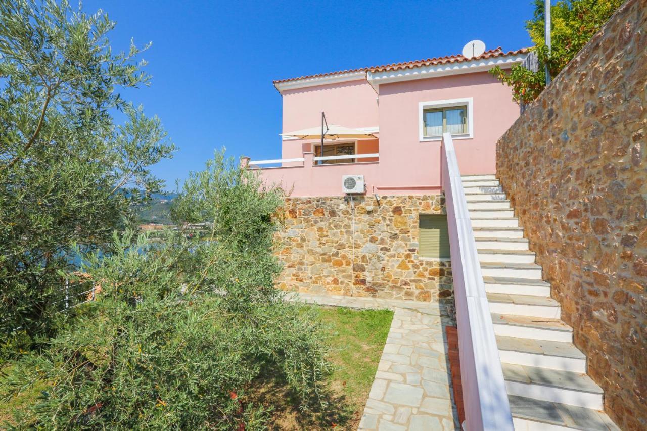 Skiathos Seaview Villa With Pool Punta Dış mekan fotoğraf