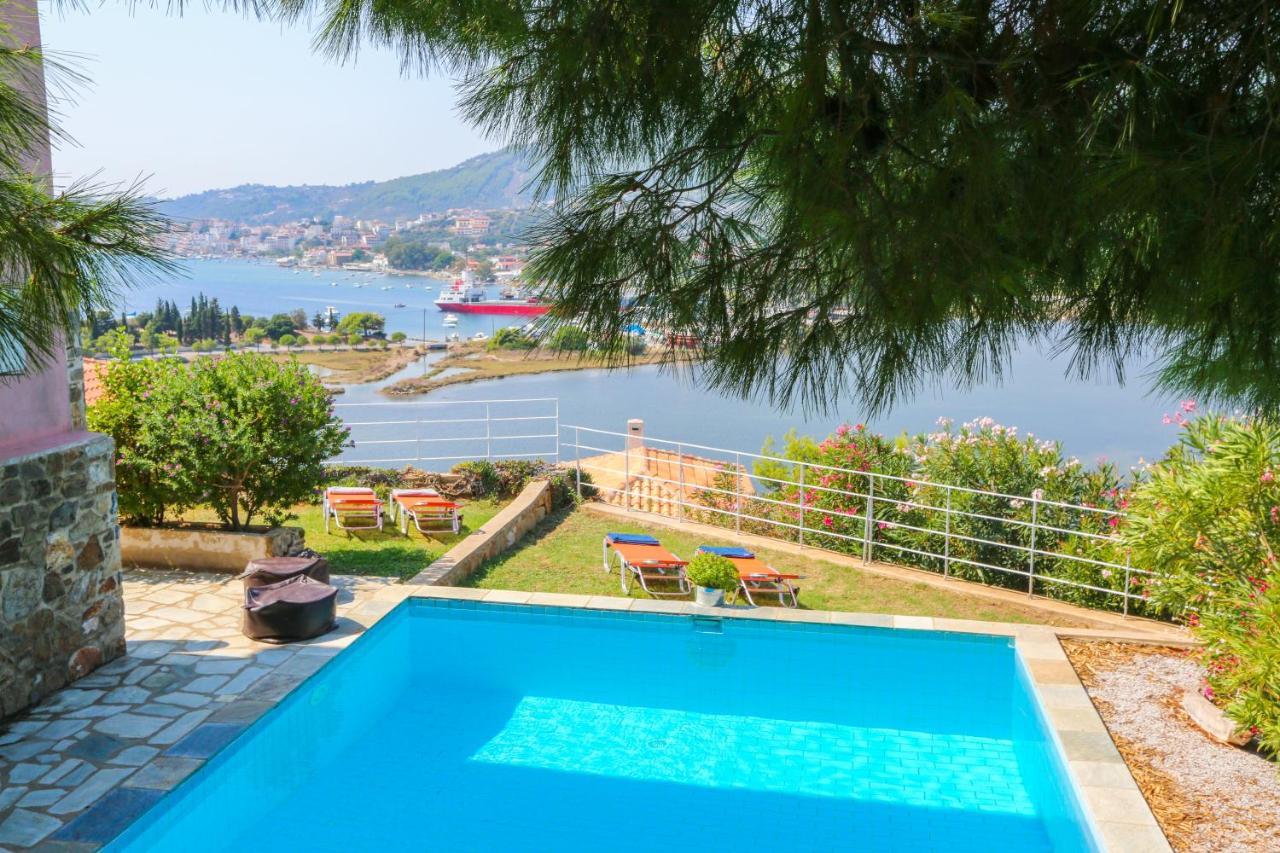 Skiathos Seaview Villa With Pool Punta Dış mekan fotoğraf