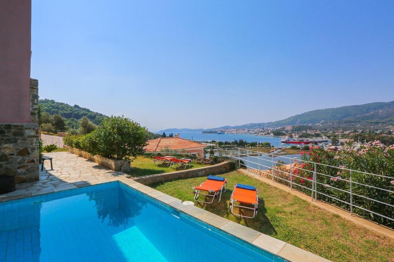 Skiathos Seaview Villa With Pool Punta Dış mekan fotoğraf