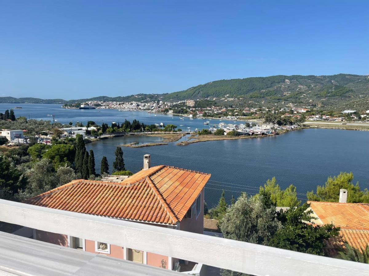 Skiathos Seaview Villa With Pool Punta Dış mekan fotoğraf