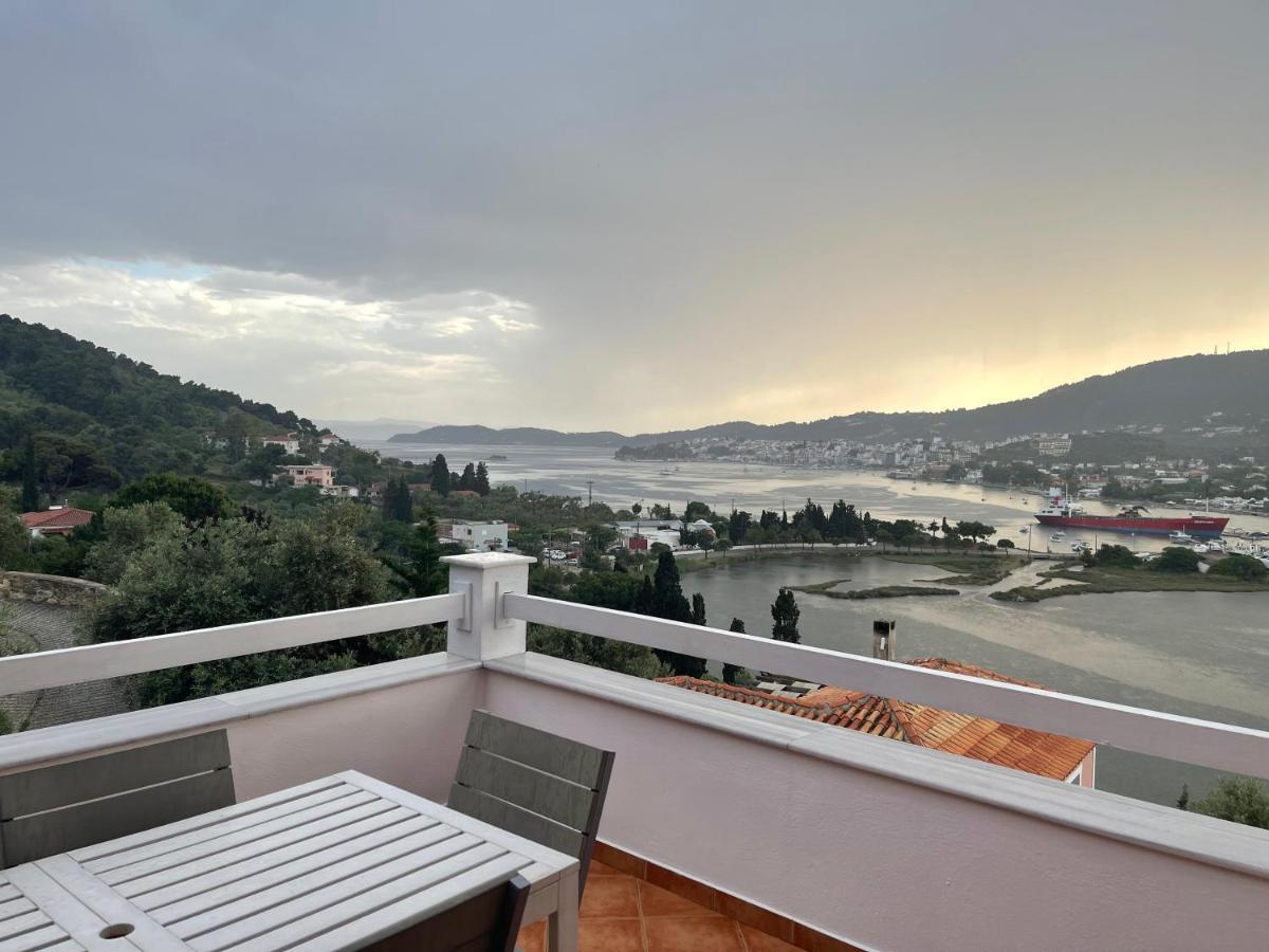 Skiathos Seaview Villa With Pool Punta Dış mekan fotoğraf