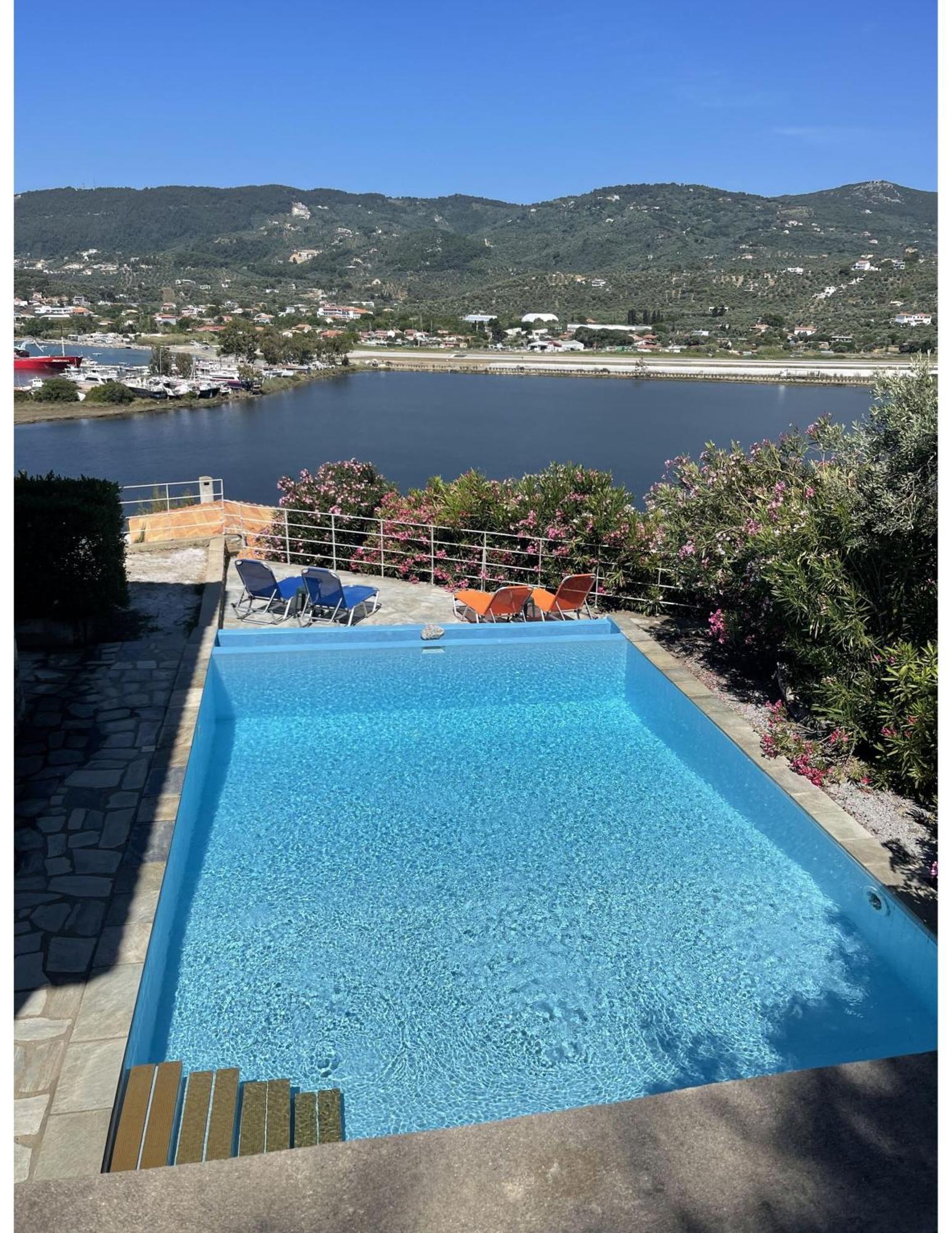 Skiathos Seaview Villa With Pool Punta Dış mekan fotoğraf
